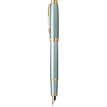 Ручка перьевая Parker IM Rituals F331, Green Gradient GT (Перо F)